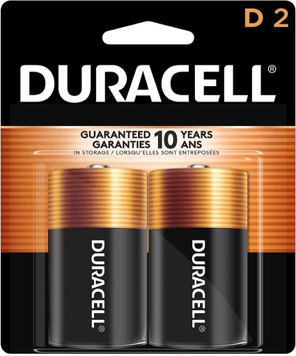 Duracell D2 Battery 6CT/Ea