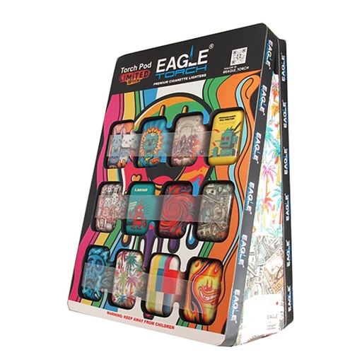 [Eagle -26162] Eagle Lighter TorchPod (PT191CS/PT191CE) 24CT Display