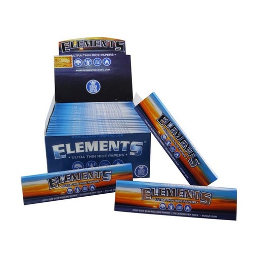 [Elemen-23186] Elements King Slim Paper 33'S/50CT