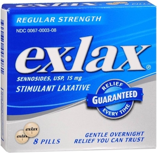[EX Lax-02816] EX-Lax Regular Strenth Tab 8CT