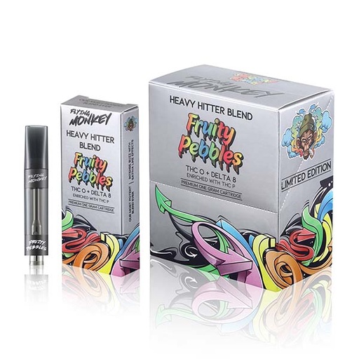 [Flying-02910] Flying Monkey THC - O Cartridge Fruity Pebbles 6ct/Box Each