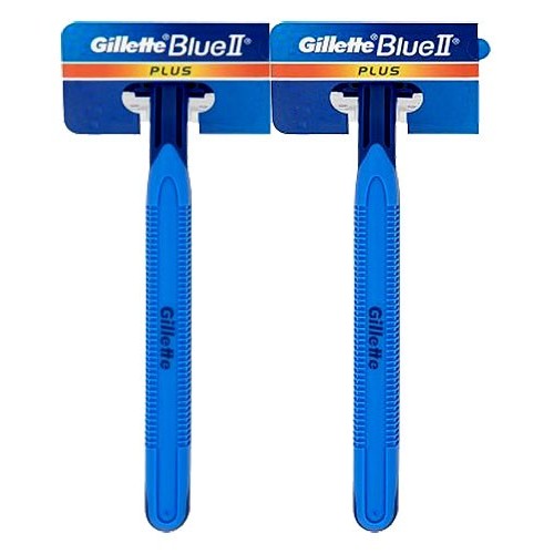 Gillette Blue II Plus Razor 2 Pack