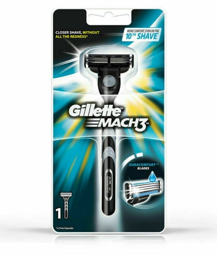Gillette Mach3 Razor + Base 4's
