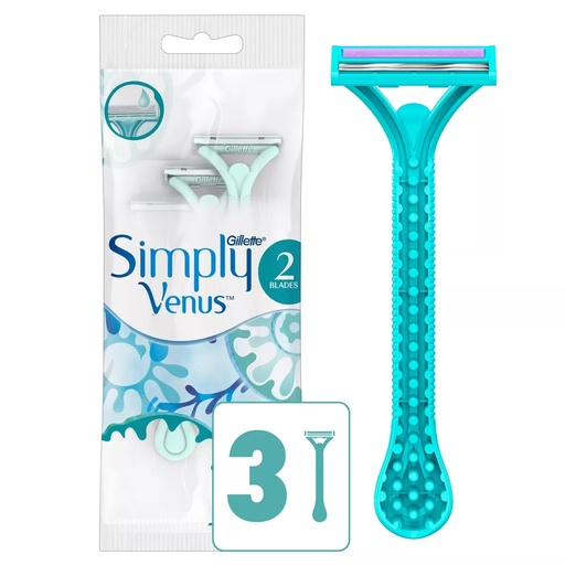 Gillette Venus Razor For Women 3CT Pack