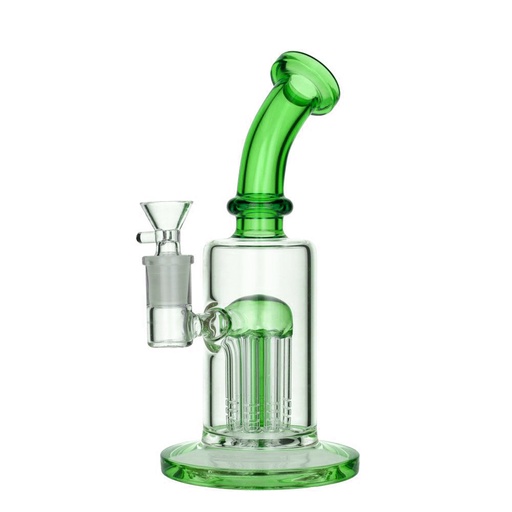 [Glass -03166] Glass Bong Art Clear 9.5"