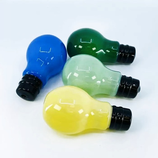 [Glass -21466] Glass Pipe Light Bulb Shape 4" Each