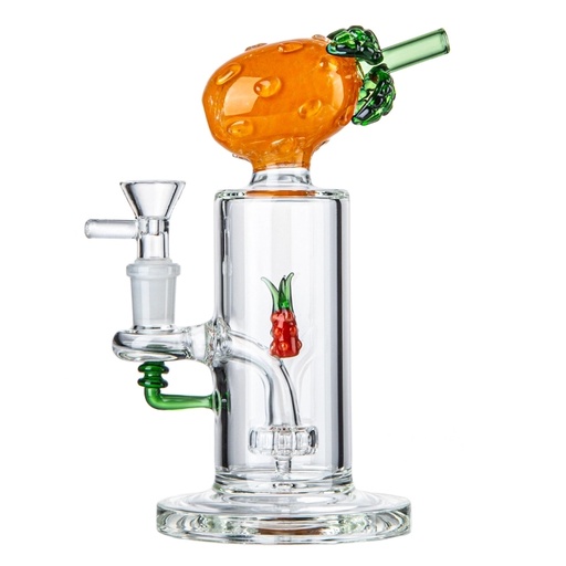 [Glass -22364] Glass Bong Fruits Top (CGP22182/358) 8"