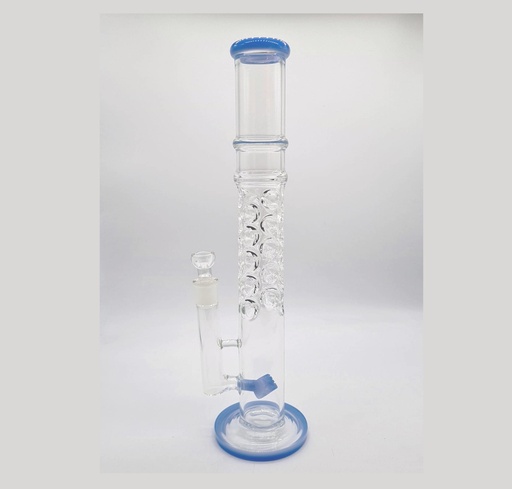 [Glass -22409] Glass Bong Cube Tower (BG046/424) 17"