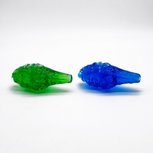 [Glass -22417] Glass Pipe Glycerin Filled Ice Cream Cone 4"