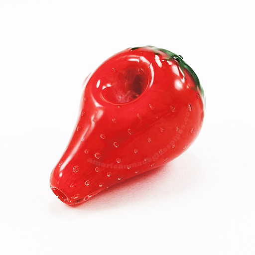 Glass Pipe Strawberry Fruit Design
