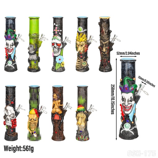 [Glass -23322] Glass Bong Resin Arts (ATA22900) 10"