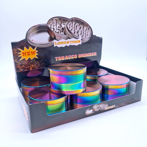 [Grinde-12472] Grinder 4 Part Metallic Vivid Heavy 6ct Display Each