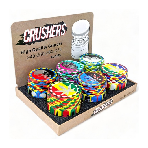 [Grinde-23436] Grinder 4 Part Paint All Over (GR-265) 6CT Display Each