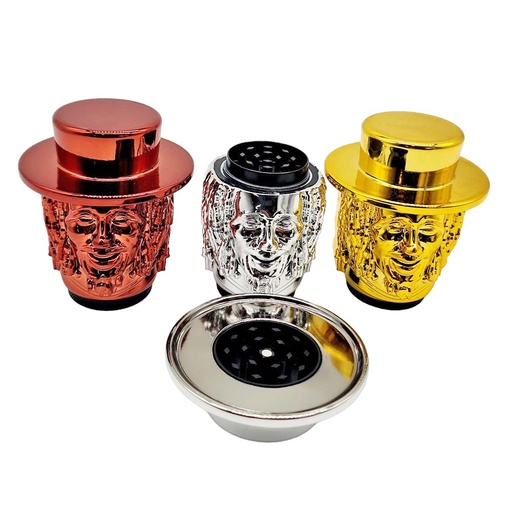 [Grinde-25642] Grinder 3 Part Jamaican Shiny 6CT Display Each