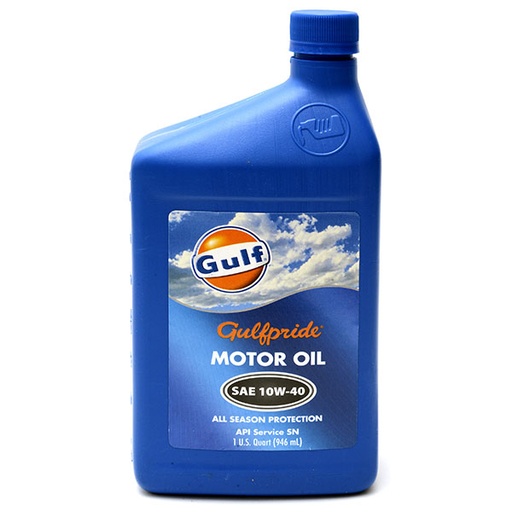 [Gulf 1-23603] Gulf 1QT 10W40 12CT Bx