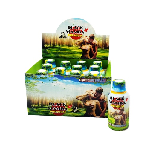 [Herbal-25992] Herbal Liquid Shot Rhino Black Mamba 2oz/12CT Box