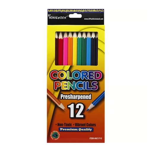 [Homewo-04280] Homework Color Pencil 12ct