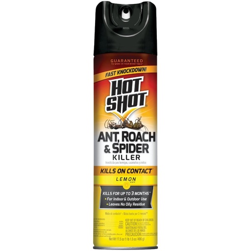 [Hot Sh-23081] Hot Shot 17.5oz Lemon Scent Ant,Roach & Spider