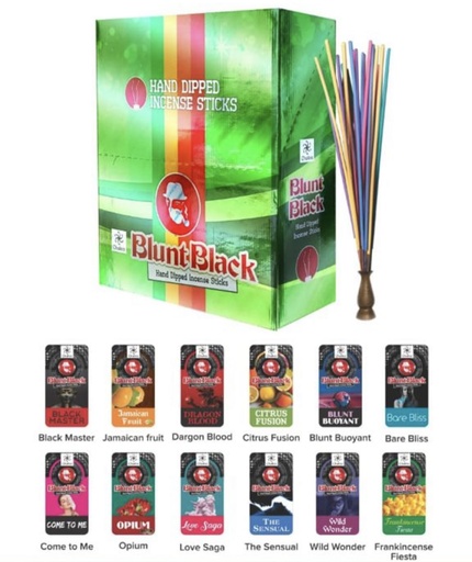 [Incens-04464] Incense Bluntlife/Black 12ct/72bag Display