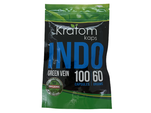 [Indo K-04474] Kratom Kaps INDO 100CT/60GM Bag