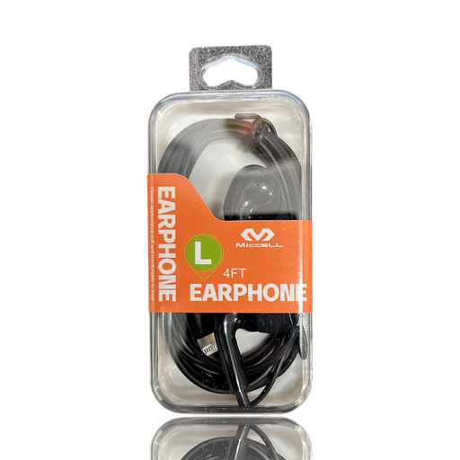 [INT-PP-00058] Miccell Earphone In Air Lightning Connection 4FT ARC (S2352-VQ-H19)