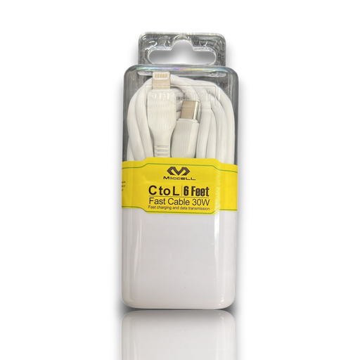 [INT-PP-00063] Miccell Fast Charging C Type To iPhone ARC 6FT (S2354)