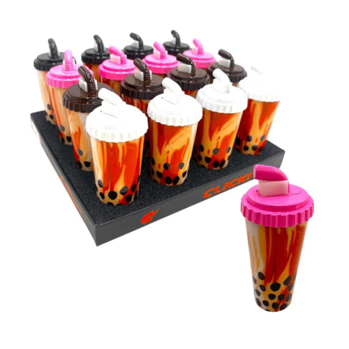 [INT-PP-00169] Click iT Bubble Tea Torch Lighter (GH 7253)  16CT Display