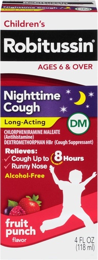 [INTREF#00373] Robitussin Children's Nighttime Cough DM 4oz