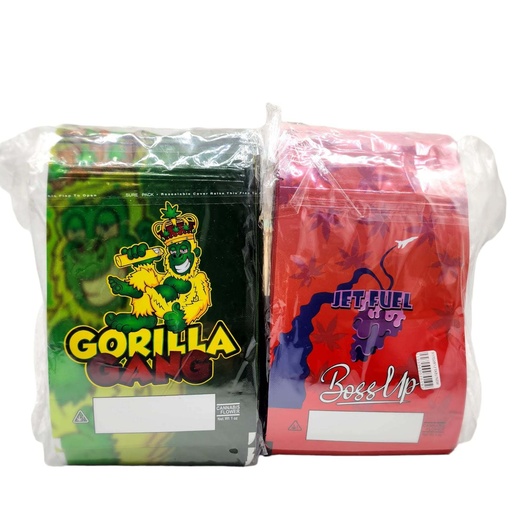 [Jewelr-25660] Jewelry Bags Smell Proof Designs 5"X8"/100CT Pack