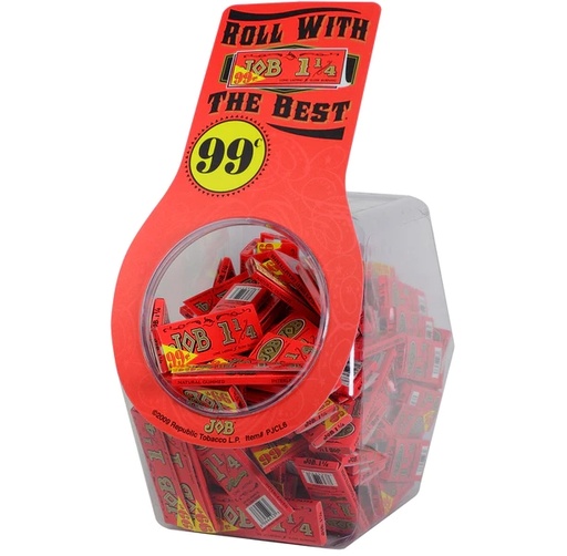 [Job 1 -23163] Job 99c Orange Slow Burning Paper 1 1/4/100CT Jar
