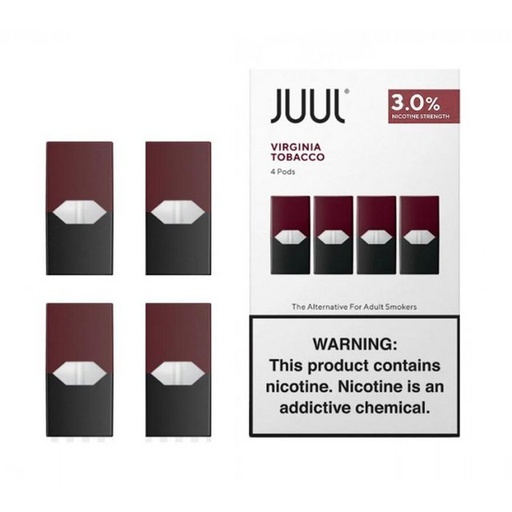 Juul Pod 3% VRG 4PK/8CT