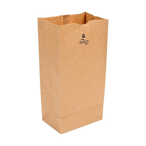 [Kraft -27656] Kraft Bag (6.12x4.12x12.43) 8# 500CT Bx