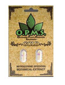 [Kratom-04644] OPMS Kratom Gold 2CT Capsules Card