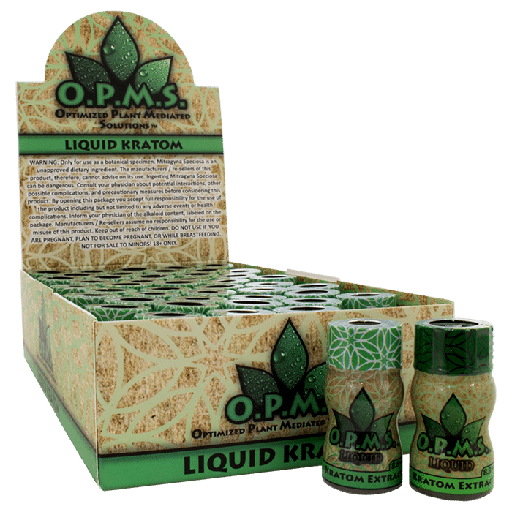 [Kratom-04654] OPMS Kratom Shot Gold 8.8ML Ea