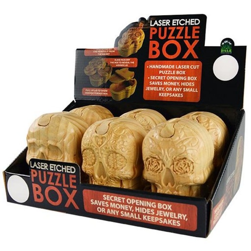 [Lazer -04684] Lazer Puzzle Skull 6ct/Display Each