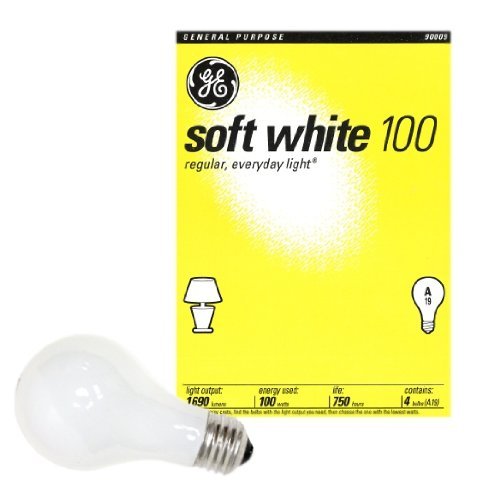 [Light -04698] Light Bulbs 100w 4ct