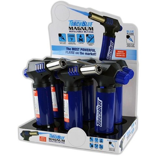 [Lighte-04720] Lighter Blue Magnum Torch 6ct/Display Each