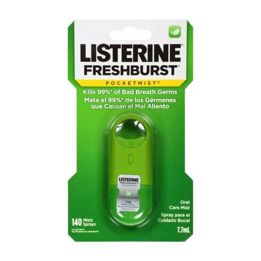 [Lister-04760] Listerine Pocket Spray Freshburst 7.7ML Ea