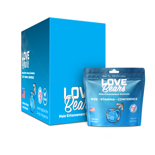 [Love B-06424] Love Bears Gummy 6g 24ct/Display Each