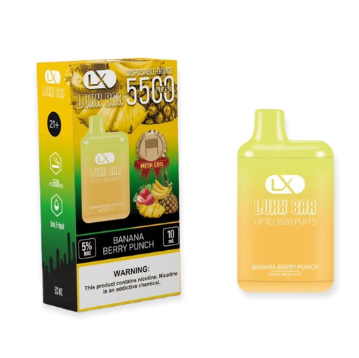 LBR Ice Cone Banana Berry Punch 10ct/Box