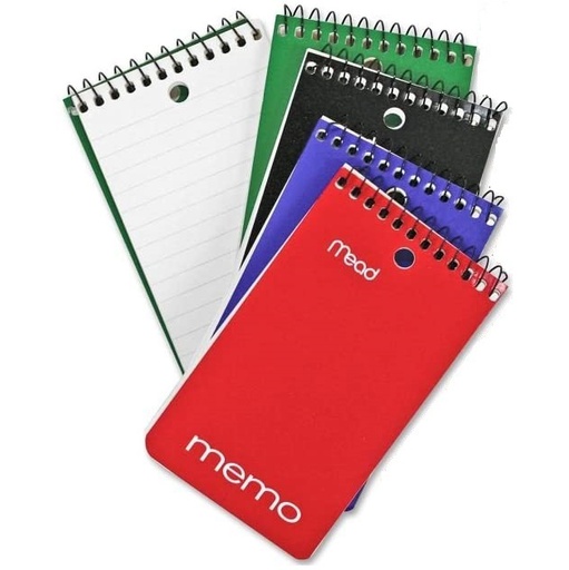 [Mead M-25214] Mead Memo Book 3"X5" 60PGS