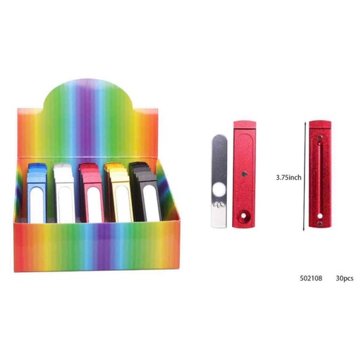 [Metal -24594] Metal Pipe Metalic Color Magnetic 30CT Display Ea