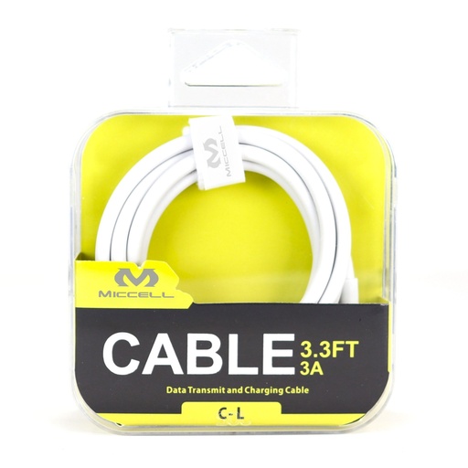 [Miccel-26430] Miccell Fast Charging C Type To iPhone ARC 3.3FT (S1424)
