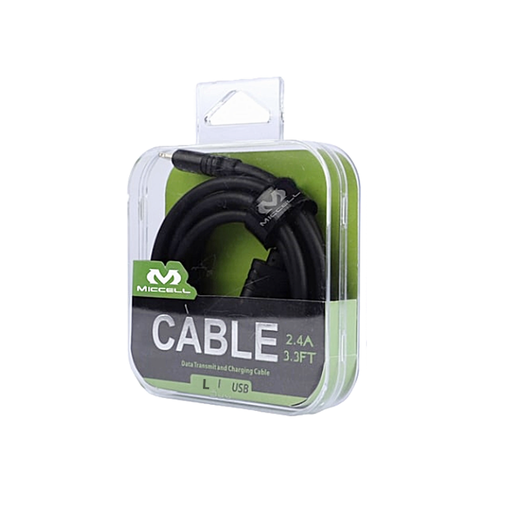 Miccell USB To iPhone L ARC 3.3FT (S74)