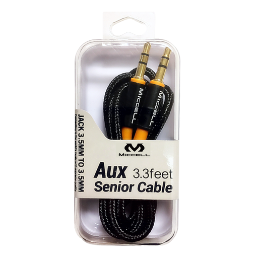 [Miccel-26509] Miccell 3.5MM AUX Adaptor 3.3FT ARC (S375)