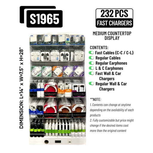 Miccell Phone Accessory Counter Display 104CT 