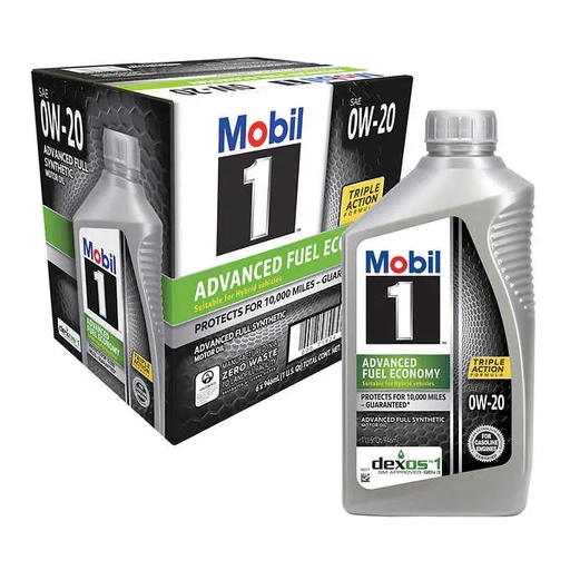 Mobil 1 Advance Full Synthetic 1QT 0W20 6CT Bx