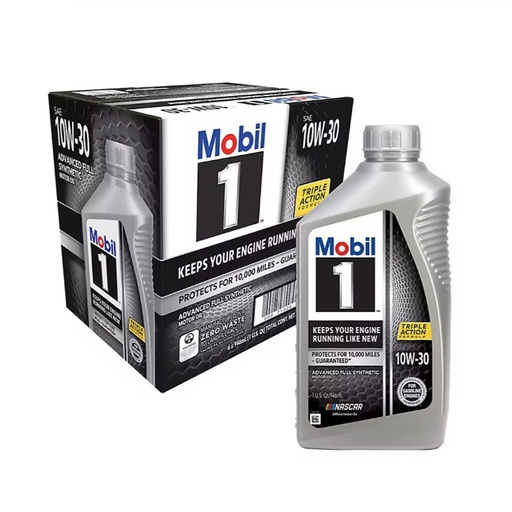 Mobil 1 Advance Full Synthetic 1QT 10W30 6CT Bx