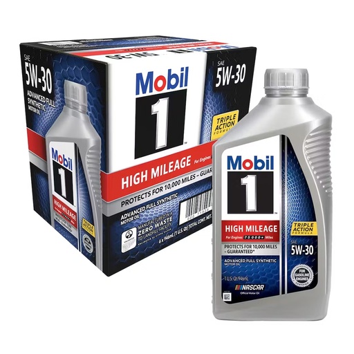 Mobil 1 Advance Full Synthetic 1QT 5W30 6CT Bx