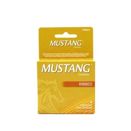 [Mustan-26842] Mustang Brown Ribbed 3'S/6CT